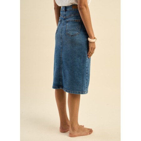 JAFA Jupe en jean midi